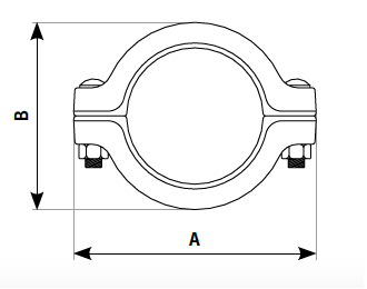 two-bolt coupling