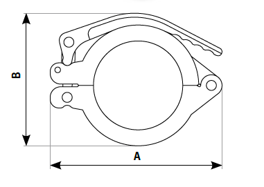 Adjustable lever coupling